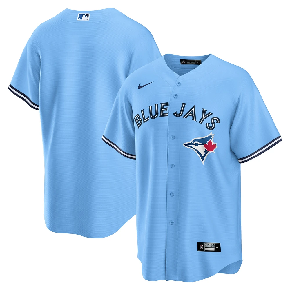 Men's Nike Powder Blue Toronto Jays Alternate Replica Team Jersey