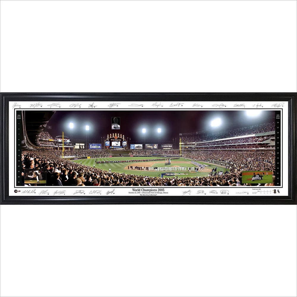 Chicago White Sox 39'' x 13.5'' 2005 World Series Champions Standard Framed Signed Panorama