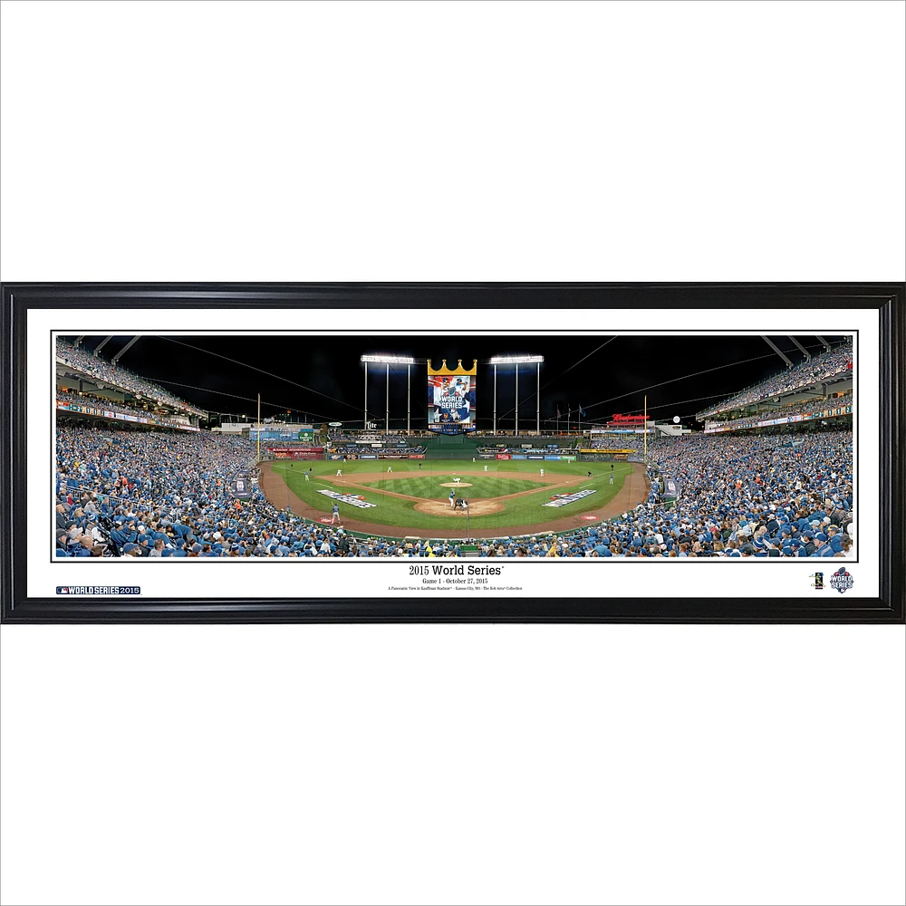 Kansas City Royals 39'' x 13.5'' 2015 World Series Standard Framed Panorama