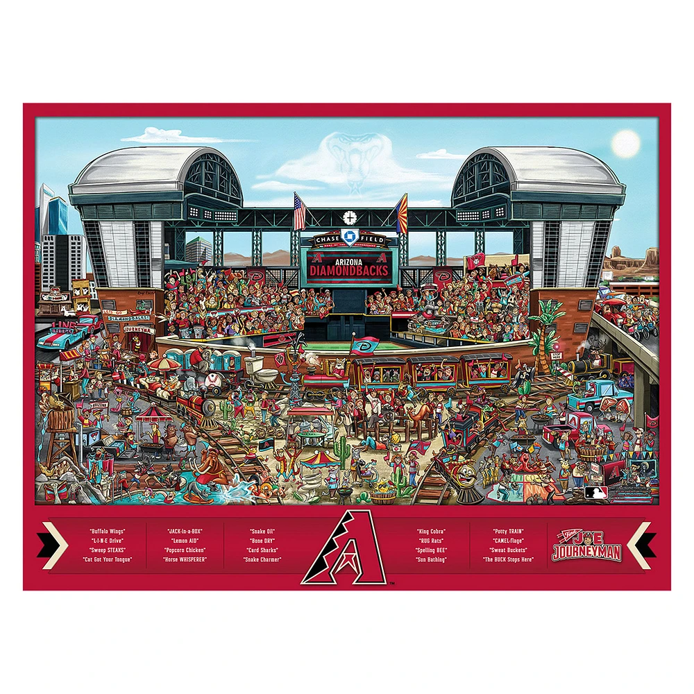 Arizona Diamondbacks 500-Piece Joe Journeyman Puzzle