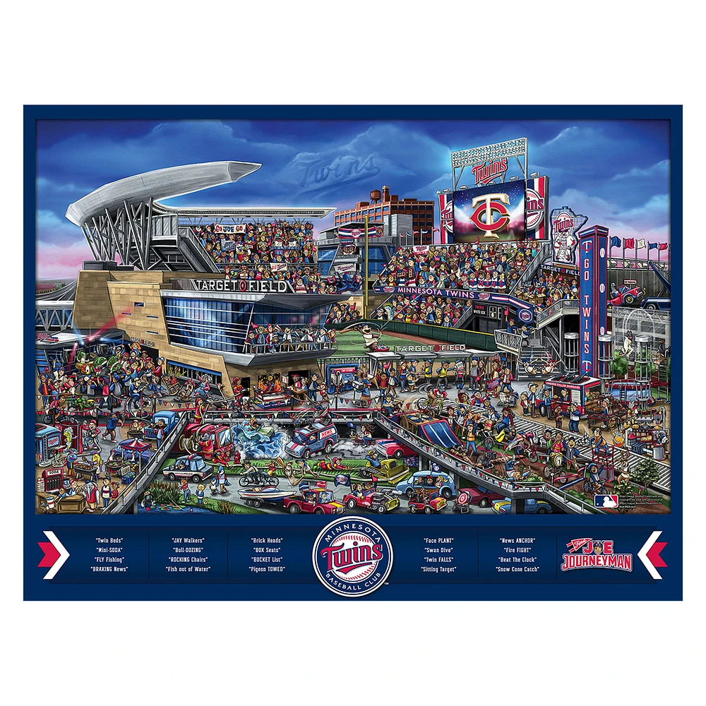 Minnesota Twins 500-Piece Joe Journeyman Puzzle