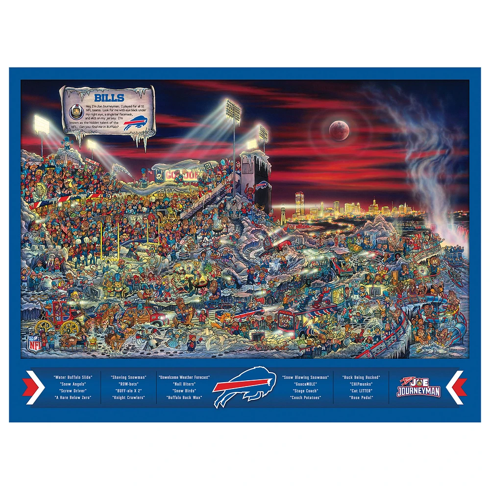Buffalo Bills 500-Piece Joe Journeyman Puzzle