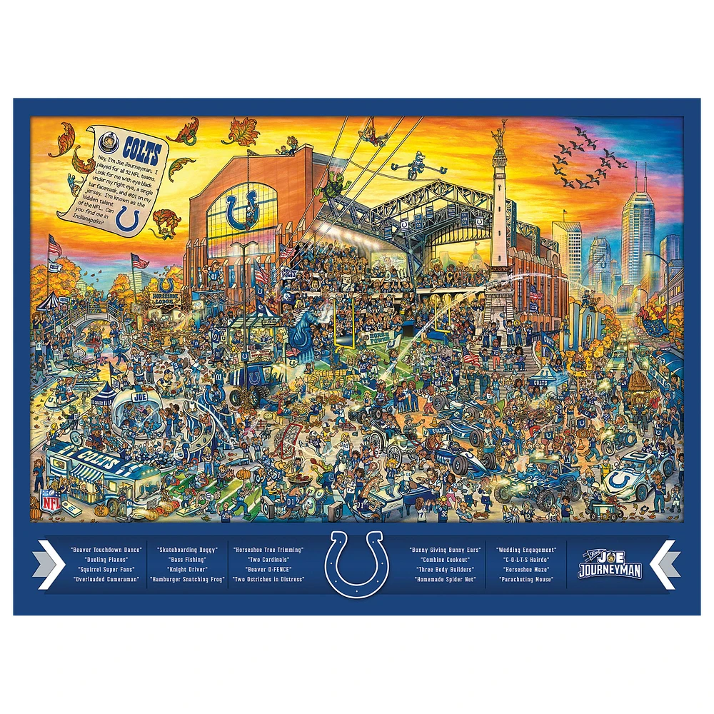 Indianapolis Colts 500-Piece Joe Journeyman Puzzle