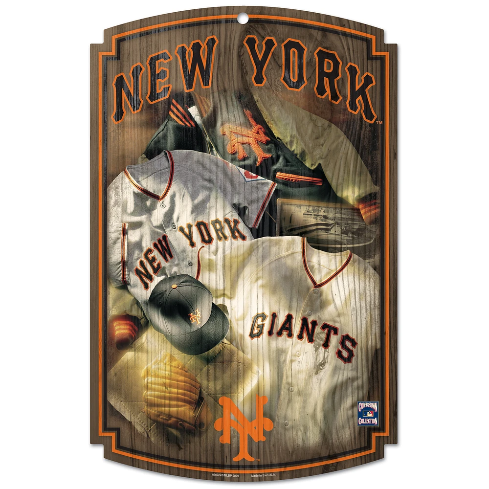 WinCraft San Francisco Giants 11'' x 17'' Cooperstown Wood Sign