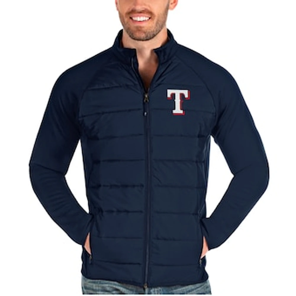 Men's Antigua Navy Texas Rangers Altitude Full-Zip Jacket