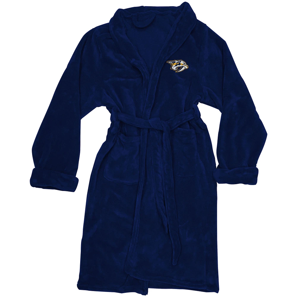 Men's The Northwest Company Navy Nashville Predators Silk Touch Bath Robe