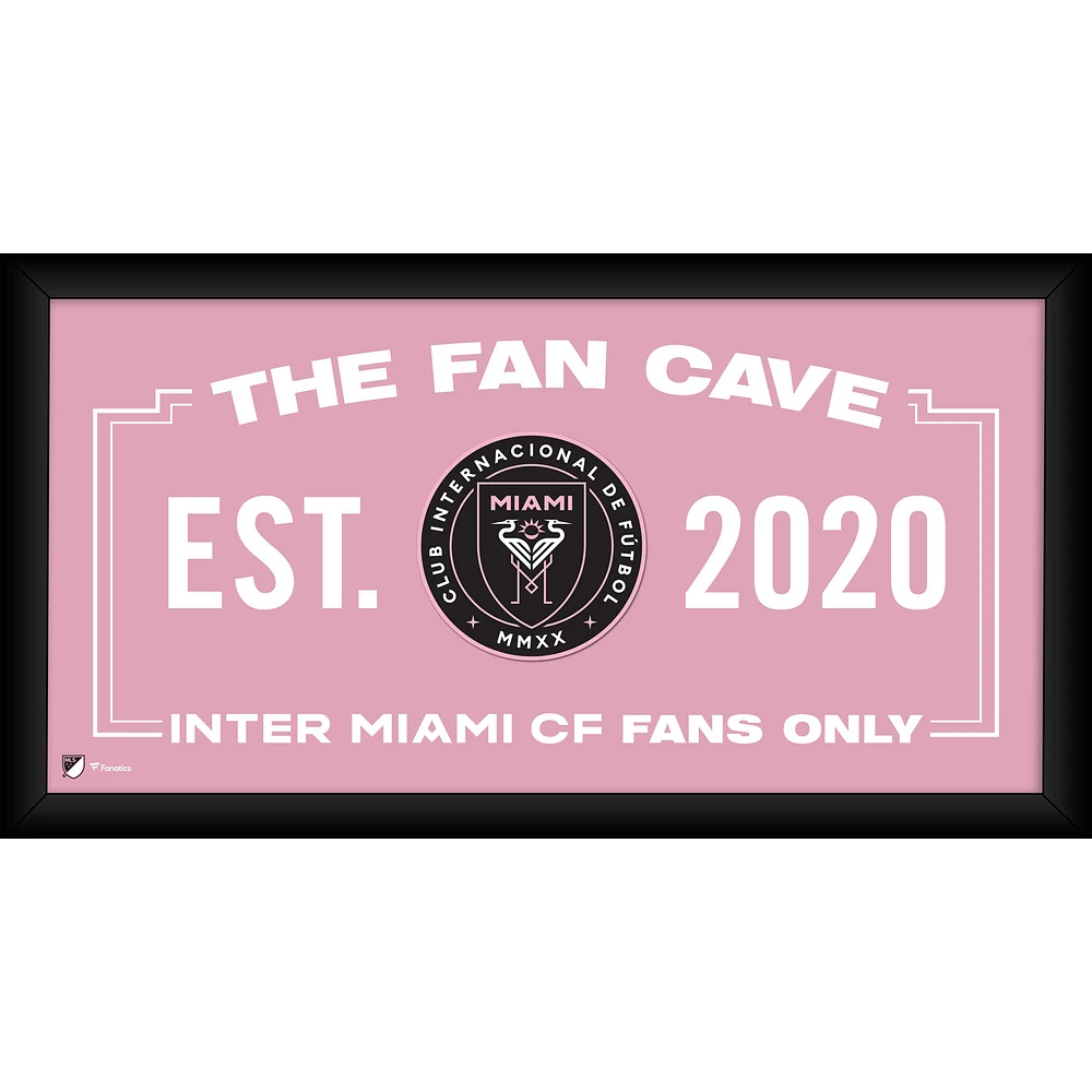 Inter Miami CF Framed 10" x 20" Fan Cave Collage