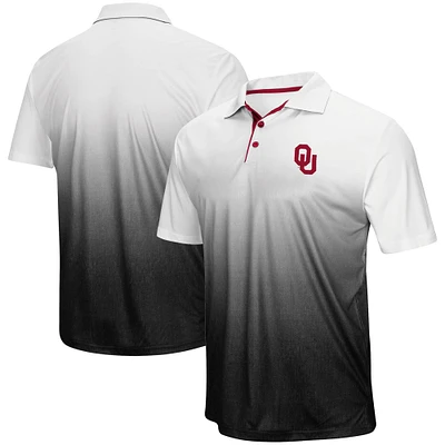 Men's Colosseum Gray Oklahoma Sooners Wordmark Magic Polo