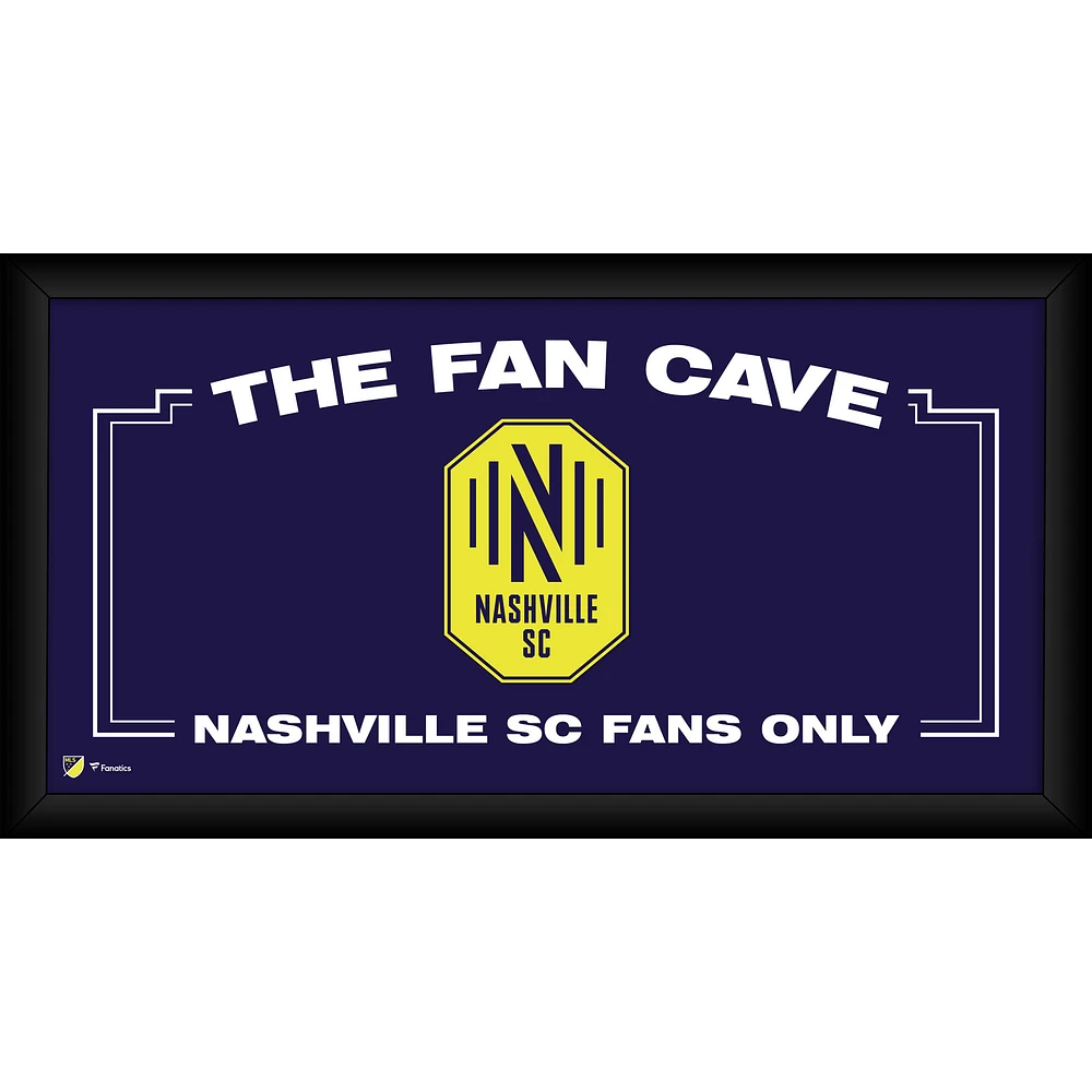 Nashville SC Framed 10" x 20" Fan Cave Collage
