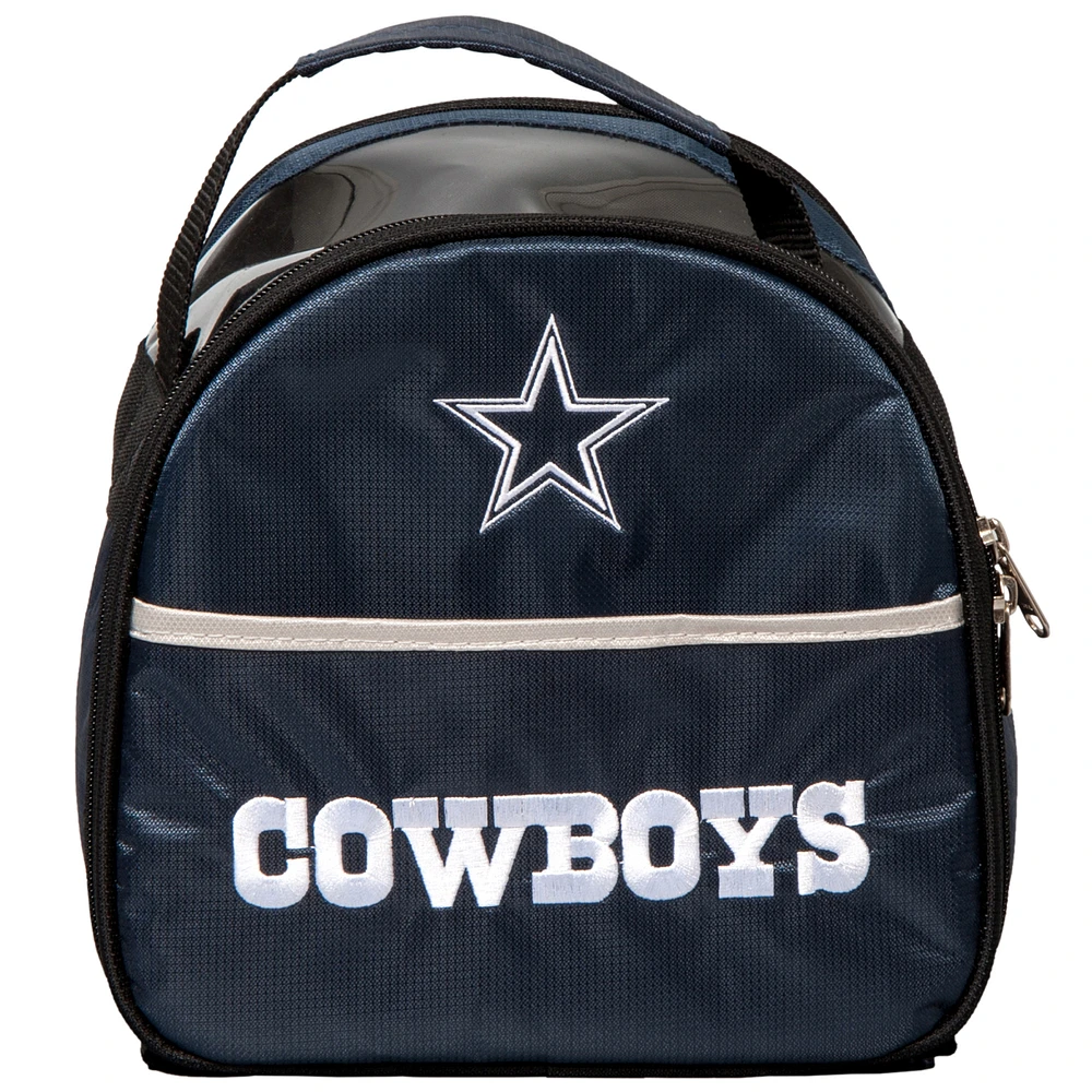 Navy Dallas Cowboys Single Ball Bowlilng Bag