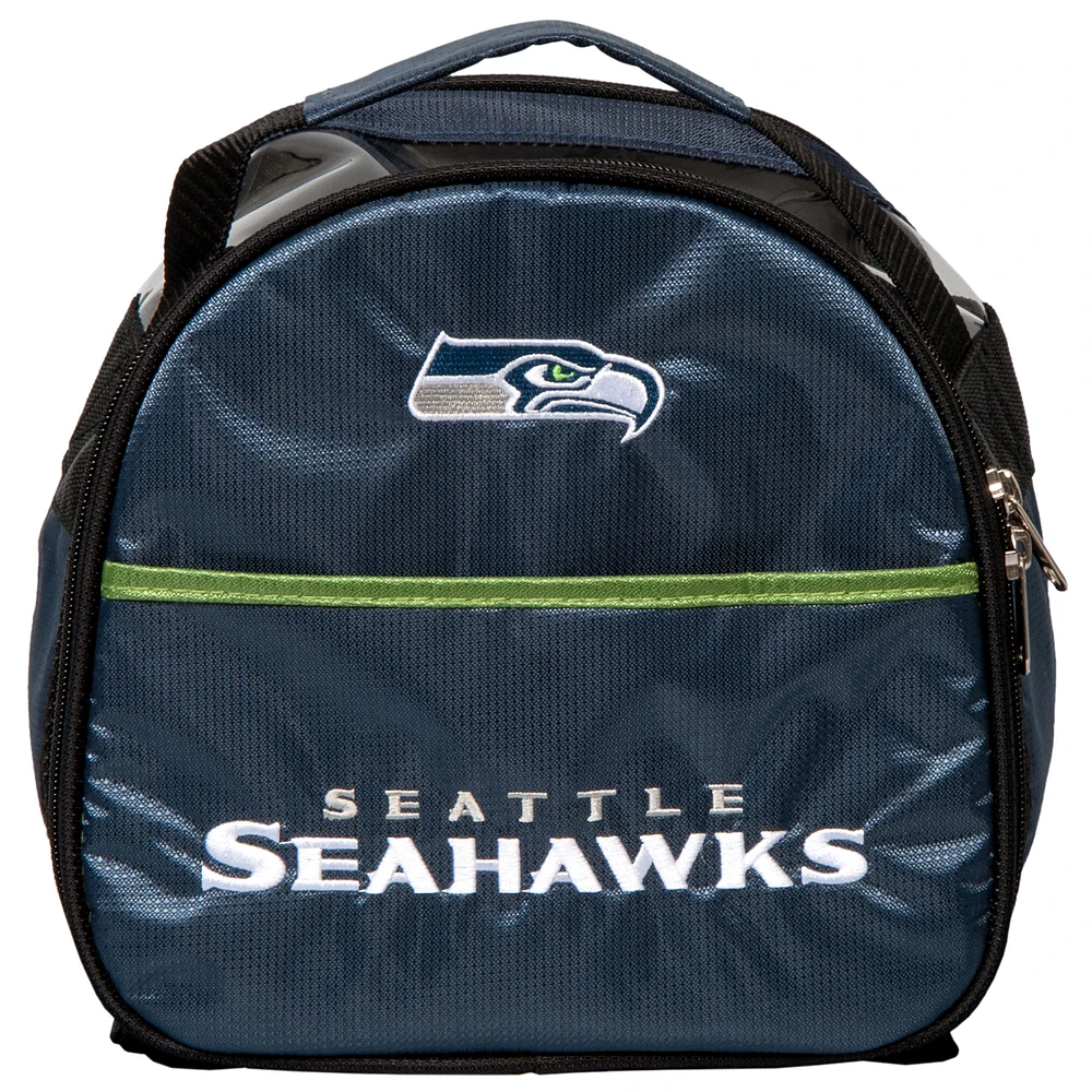 College Navy Seattle Seahawks Single Ball Bowlilng Bag