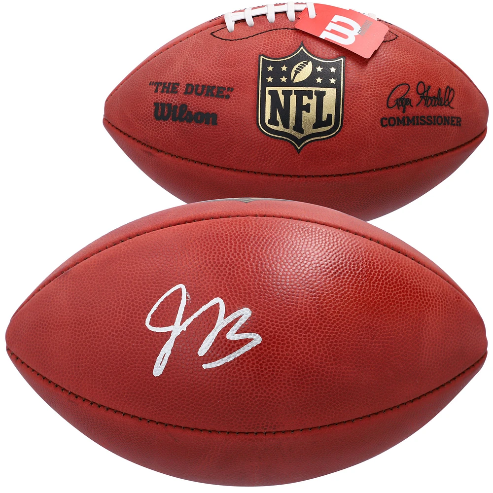 Jacoby Brissett New England Patriots Autographed Wilson Duke Full Color Football