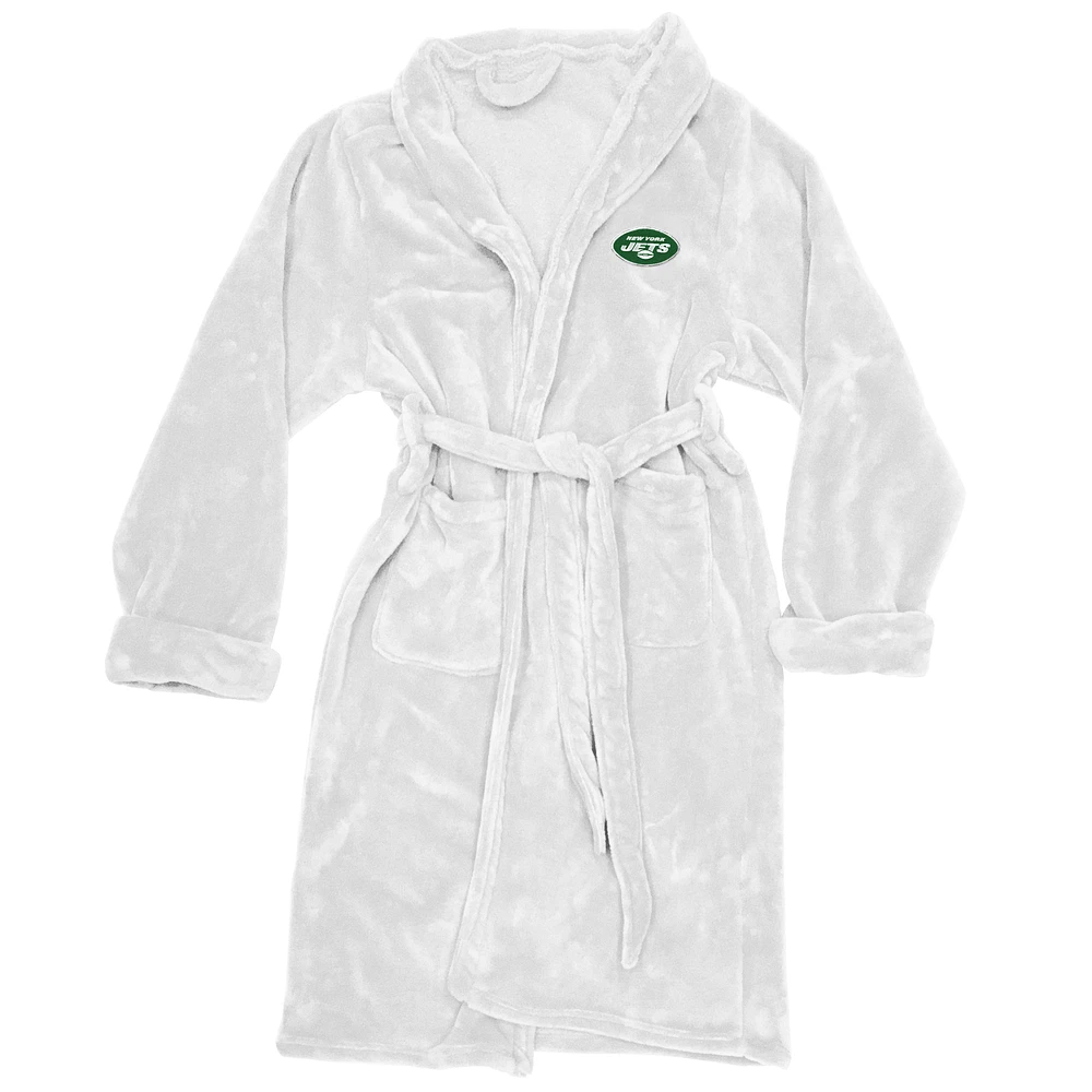 Men's The Northwest Group White New York Jets Silk Touch Robe