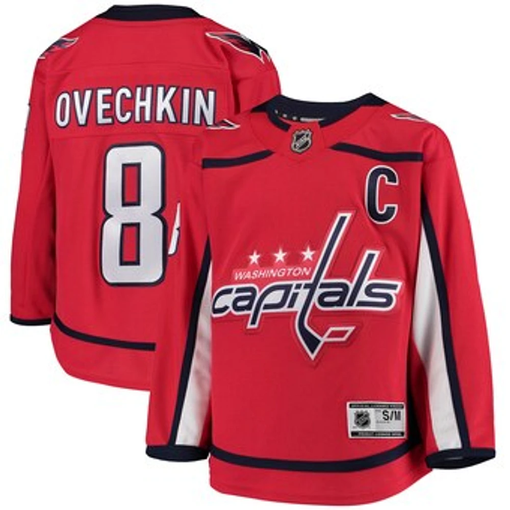 Youth Alexander Ovechkin Red Washington Capitals Home Premier Player Jersey