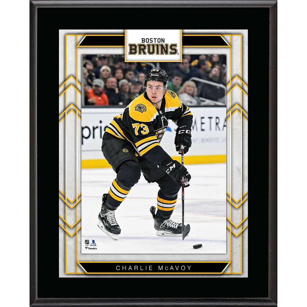 Charlie Mcavoy Boston Bruins 10.5" x 13" Sublimated Player Plaque