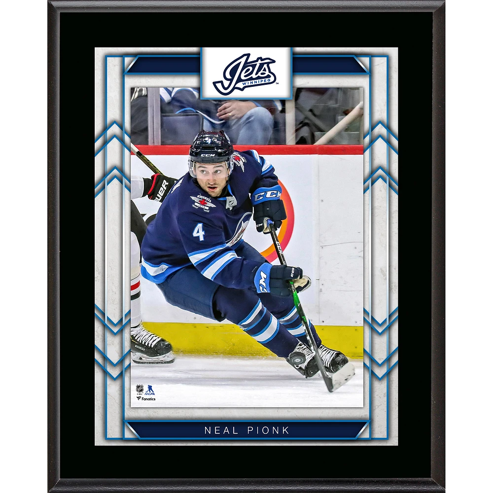 Neal Pionk Winnipeg Jets 10.5" x 13" Sublimated Player Plaque