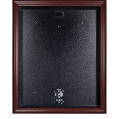 Nashville SC Mahogany Framed Team Logo Jersey Display Case