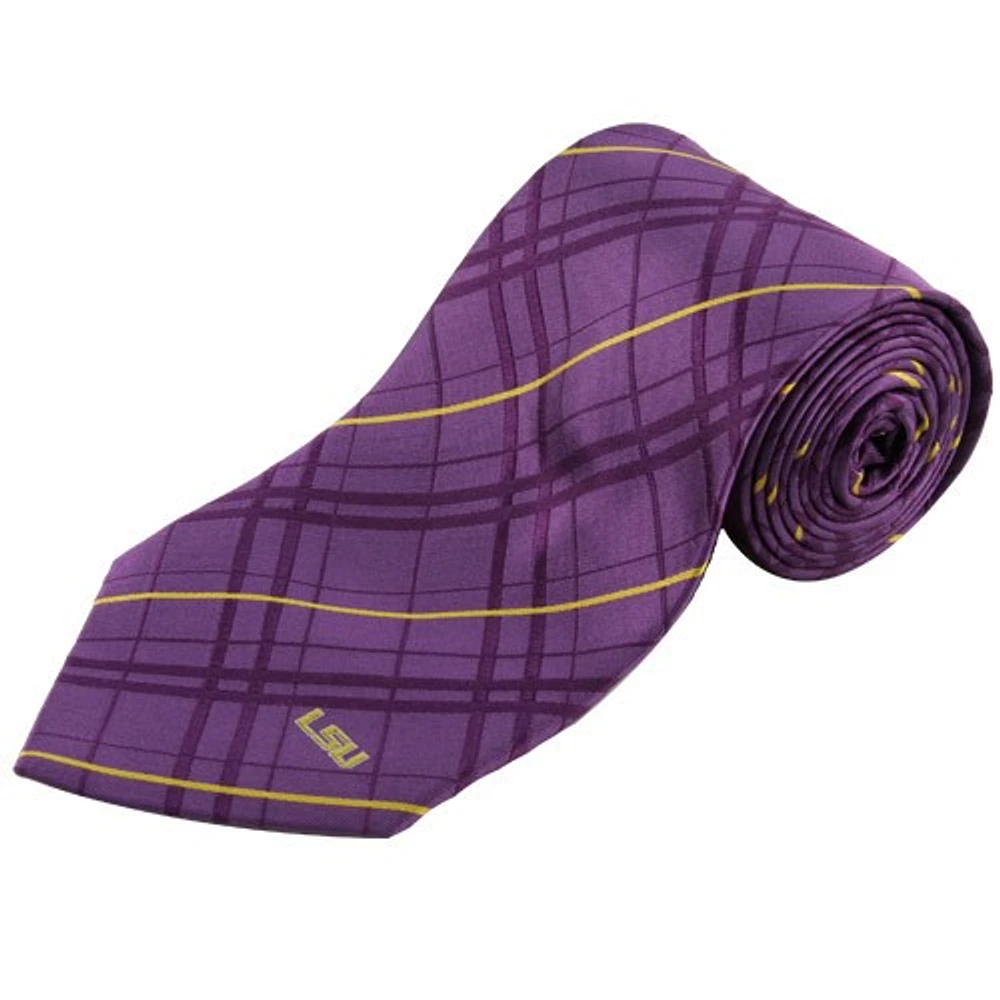 LSU Tigers Purple Oxford Woven Tie