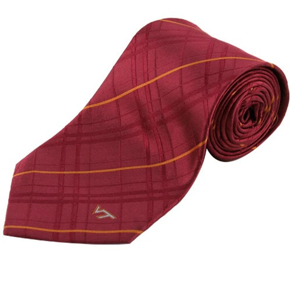 Virginia Tech Hokies Maroon Oxford Woven Tie