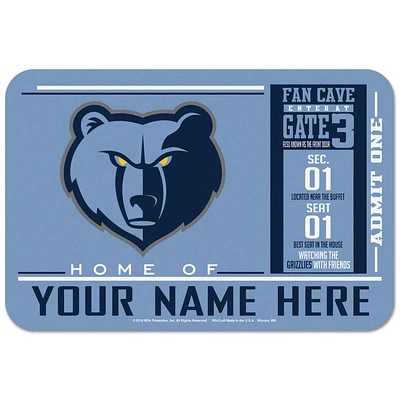 WinCraft Memphis Grizzlies 20'' x 30'' Personalized Floor Mat