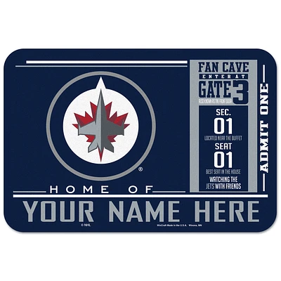 WinCraft Winnipeg Jets 20'' x 30'' Personalized Floor Mat
