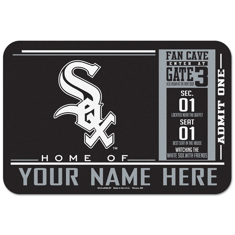 WinCraft Chicago White Sox 20'' x 30'' Personalized Floor Mat