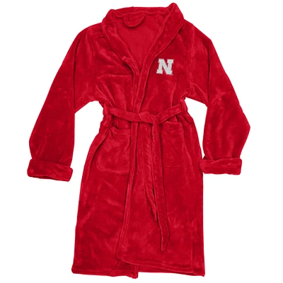 Men's The Northwest Group Scarlet Nebraska Huskers Silk Touch Bath Robe