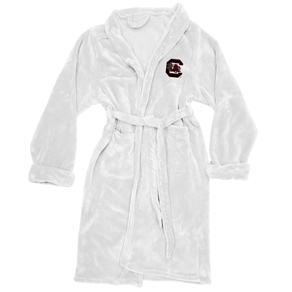 Men's The Northwest Group White South Carolina Gamecocks Silk Touch Bath Robe