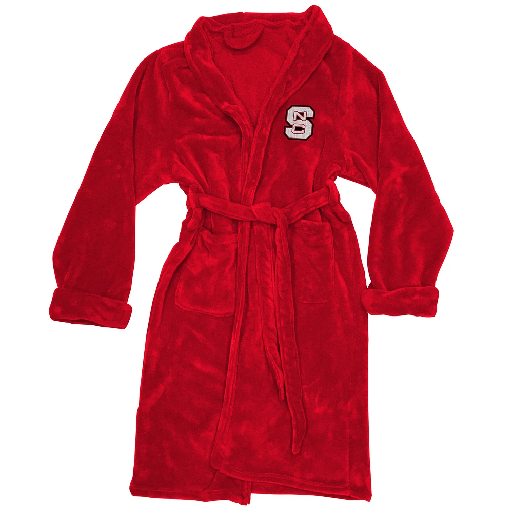 Men's The Northwest Group Red NC State Wolfpack Silk Touch Bath Robe