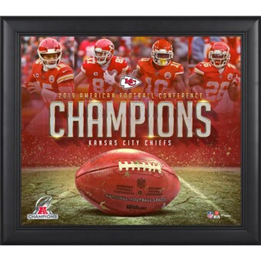 Kansas City Chiefs Framed 15" x 17" 2019 AFC Champions Collage