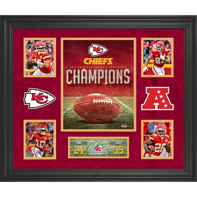 Kansas City Chiefs Framed 20" x 24" AFC Champions Collage