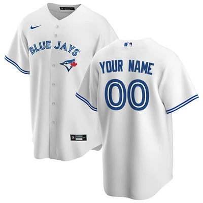 Men's Nike White Toronto Blue Jays Home Replica Custom Jersey