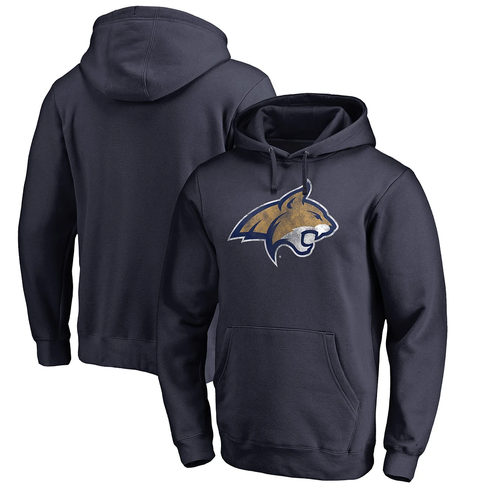 Men's Navy Montana State Bobcats Classic Primary Pullover Hoodie