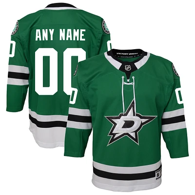 Youth Green Dallas Stars Home Custom Premier Jersey