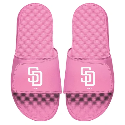 Women's ISlide Pink San Diego Padres Primary Logo Slide Sandals