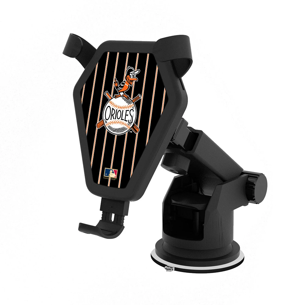 Baltimore Orioles Cooperstown Pinstripe Wireless Car Charger