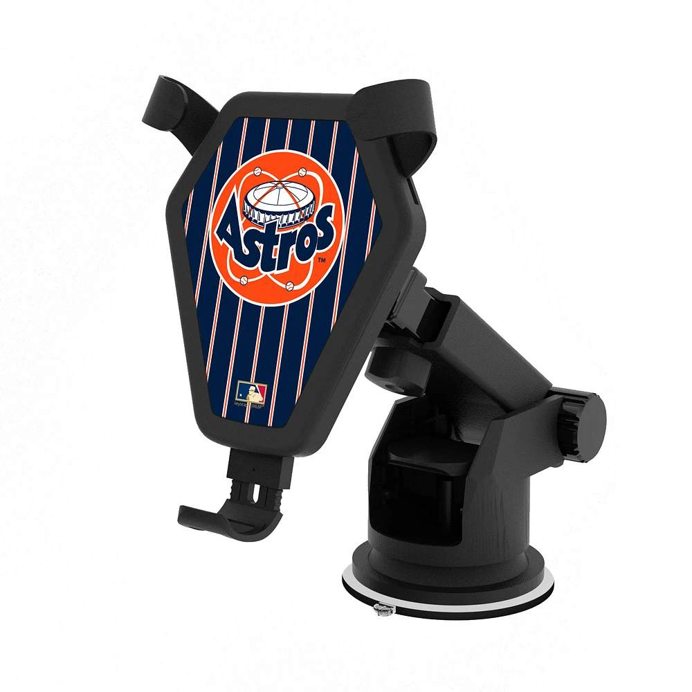 Houston Astros Cooperstown Pinstripe Wireless Car Charger