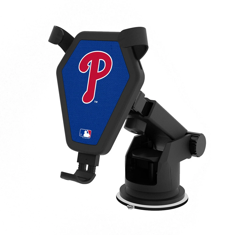 Philadelphia Phillies Solid Design Wireless Car Charger