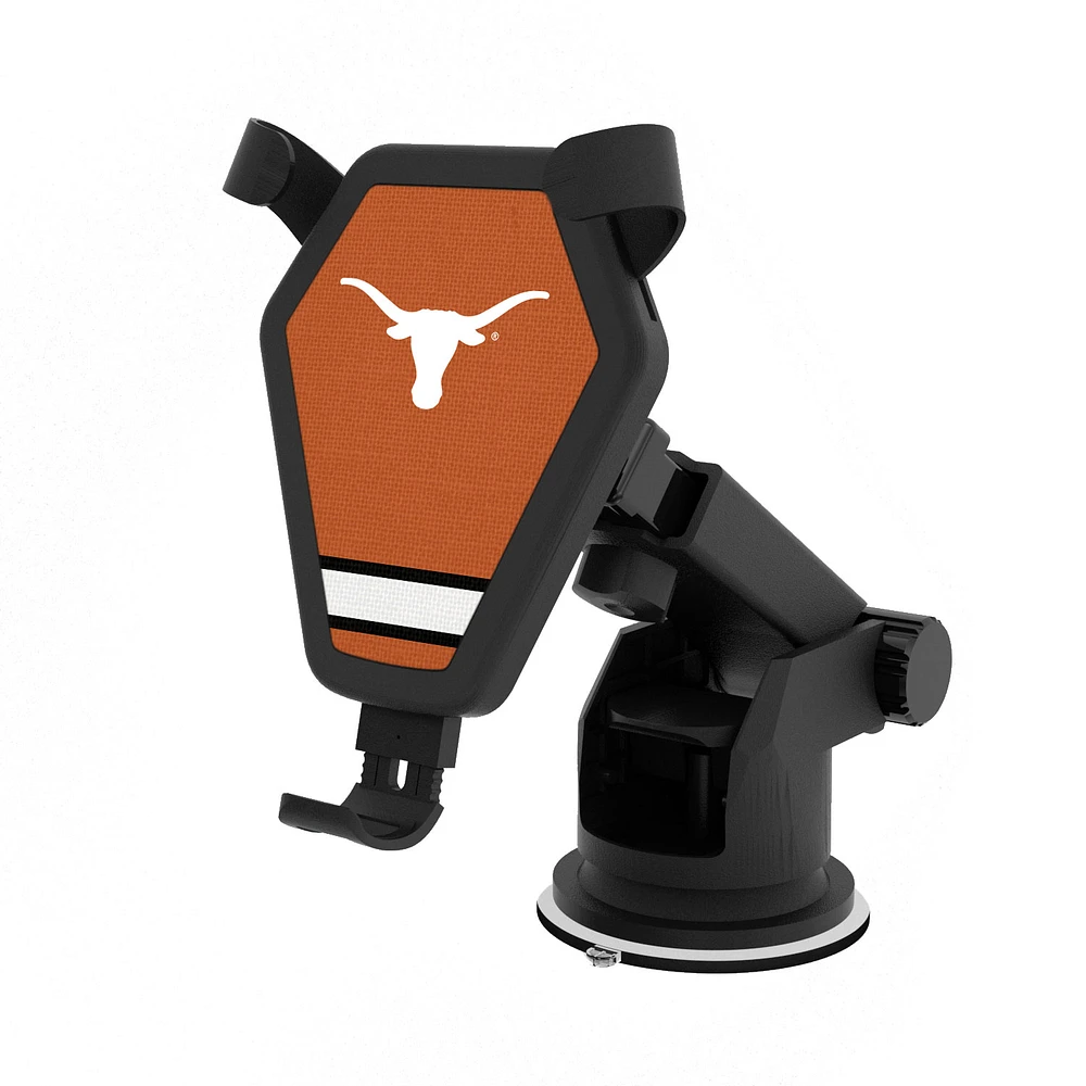 Texas Longhorns Stripe Design Wireless Car Charger