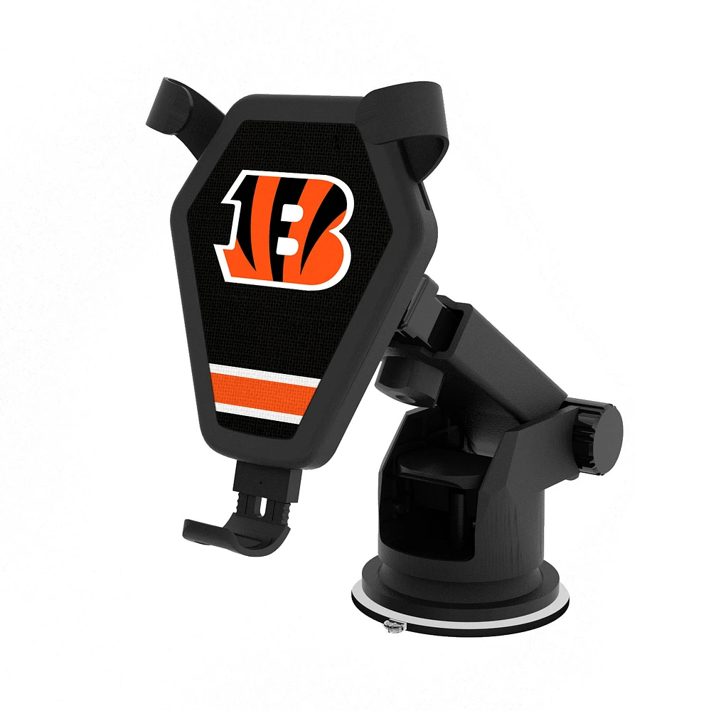 Cincinnati Bengals Stripe Design Wireless Car Charger