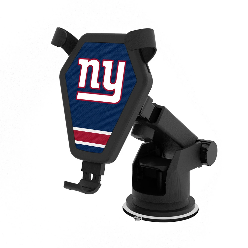 New York Giants Stripe Design Wireless Car Charger