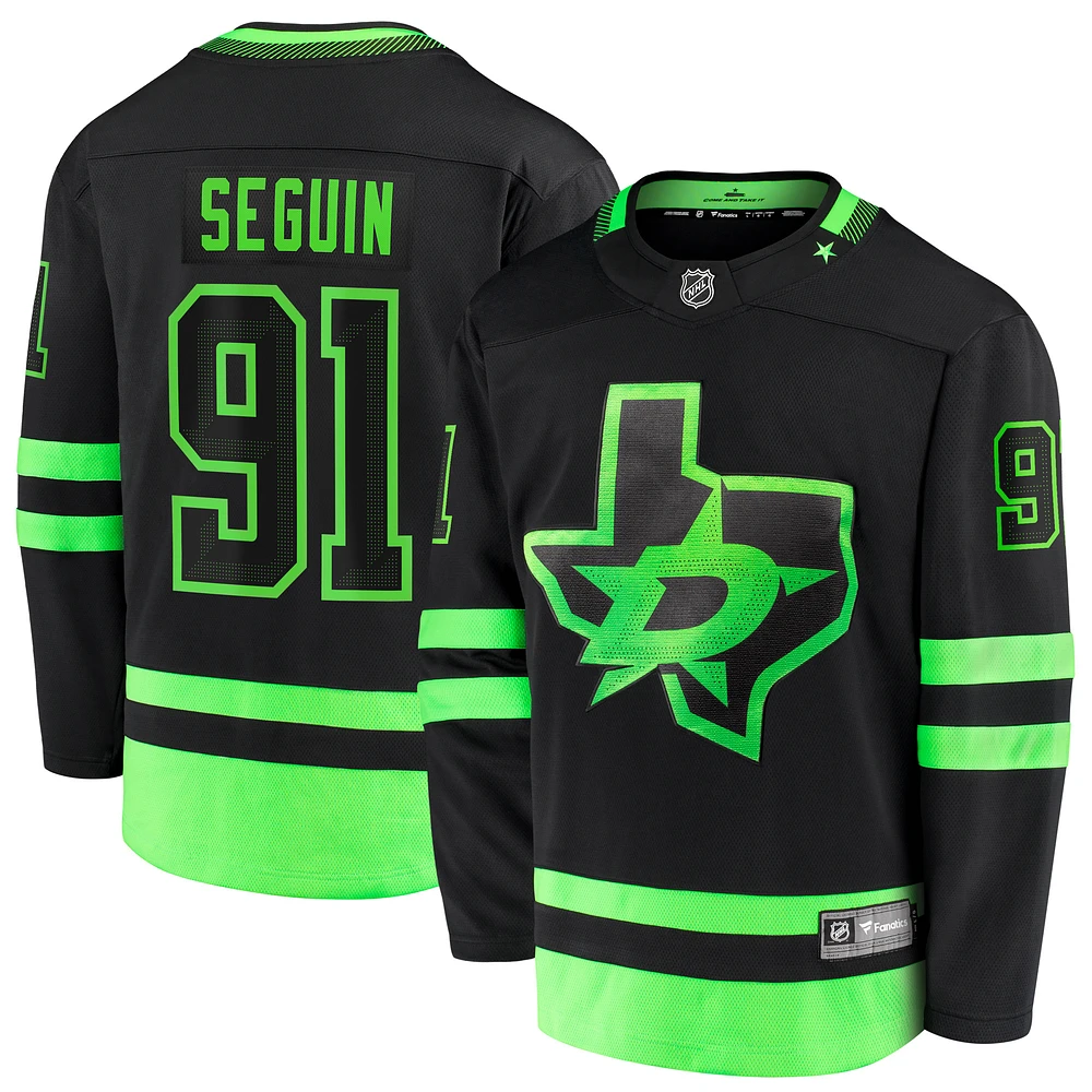 Men's Fanatics Tyler Seguin Black Dallas Stars Alternate - Premier Breakaway Player Jersey