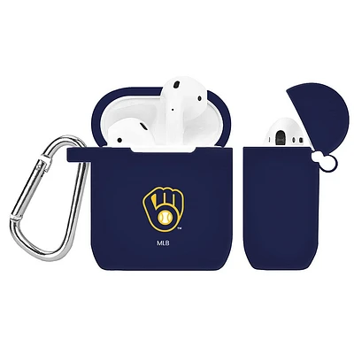 Navy Milwaukee Brewers AirPods Case Cover