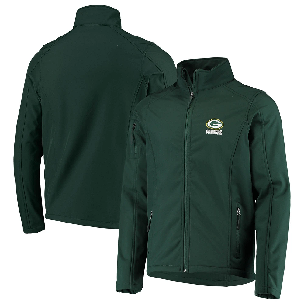 Men's Dunbrooke Green Bay Packers Sonoma Softshell Full-Zip Jacket