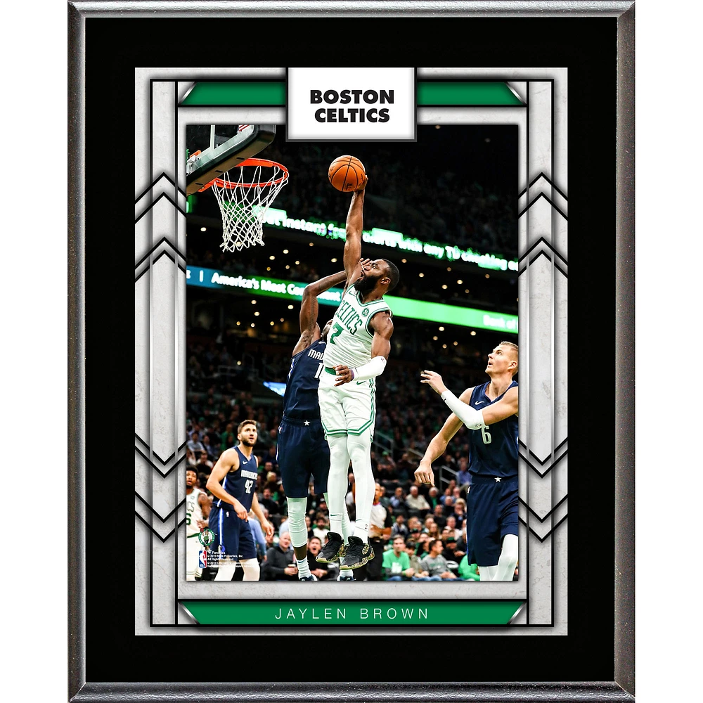 Jaylen Brown Boston Celtics 10.5" x 13" Sublimated Player Plaque