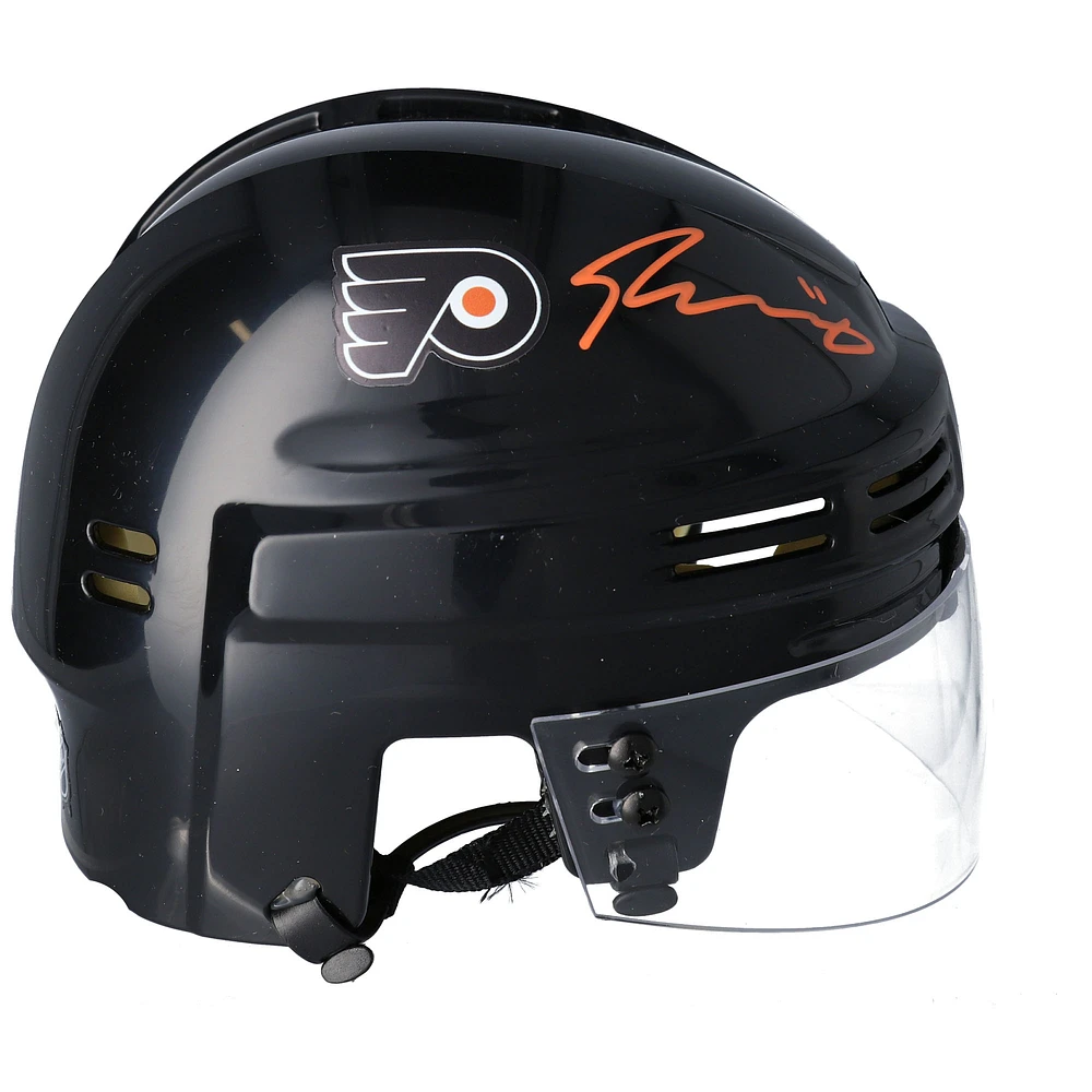 Travis Konecny Philadelphia Flyers Autographed Black Mini Helmet