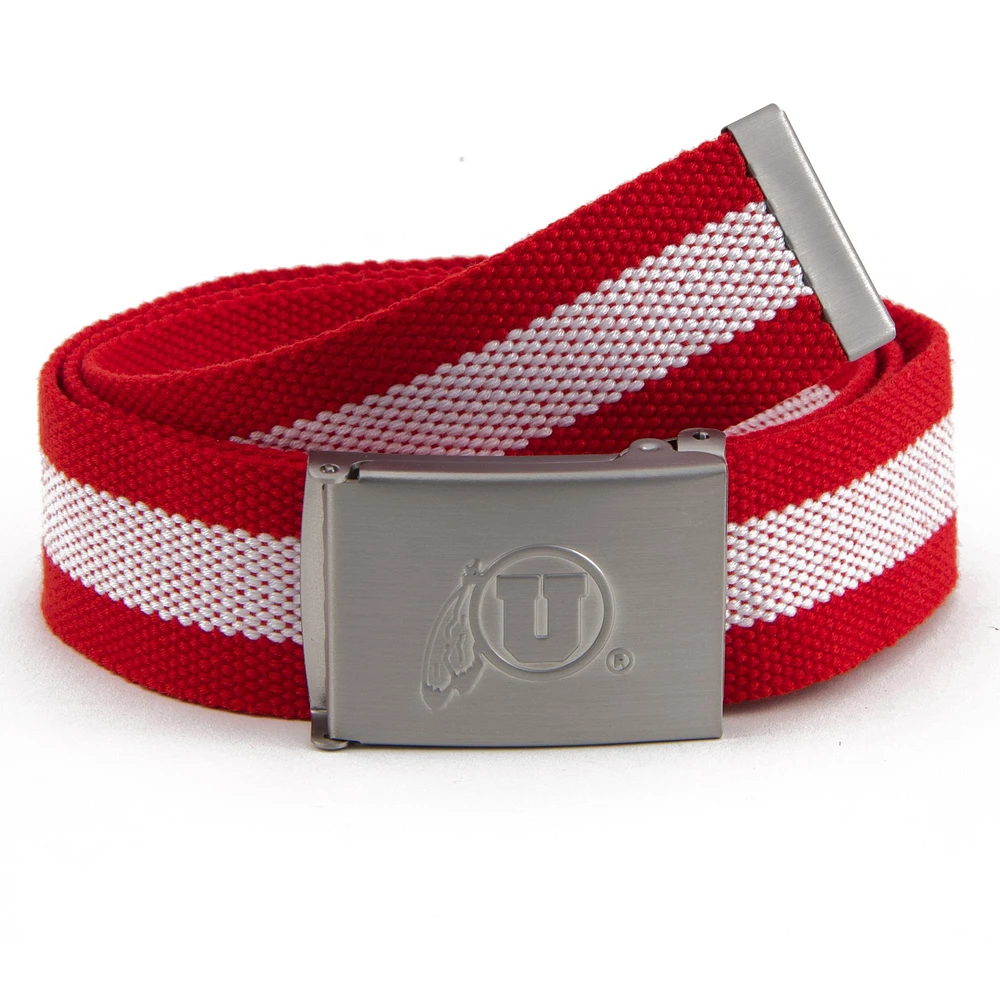 Men's Utah Utes Fabric Belt