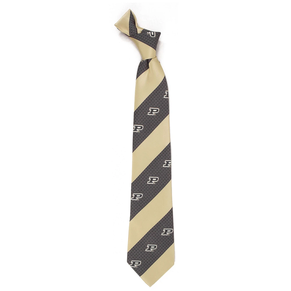 Men's Purdue Boilermakers Geo Stripe Tie