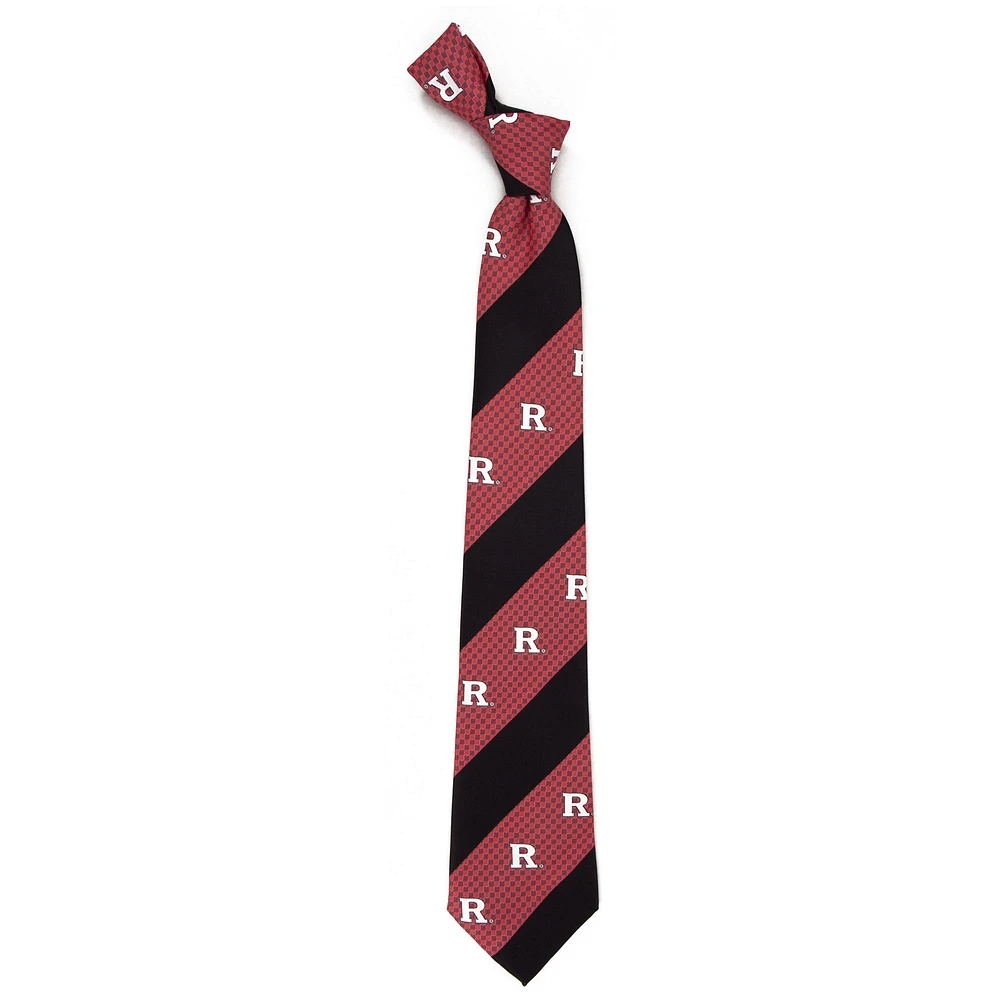 Men's Rutgers Scarlet Knights Geo Stripe Tie