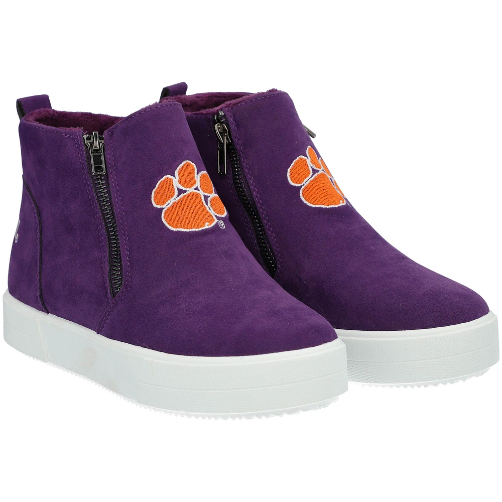 FOCO Clemson Tigers Wedge Sneakers